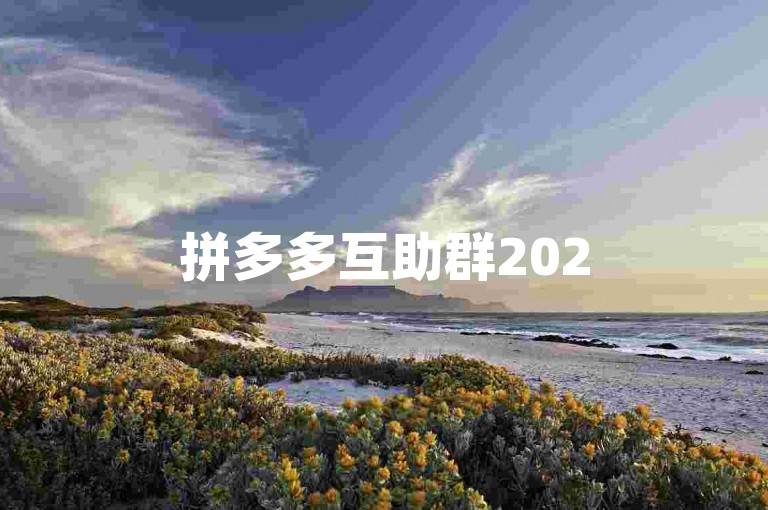拼多多互助群2025，砍价平台新体验。