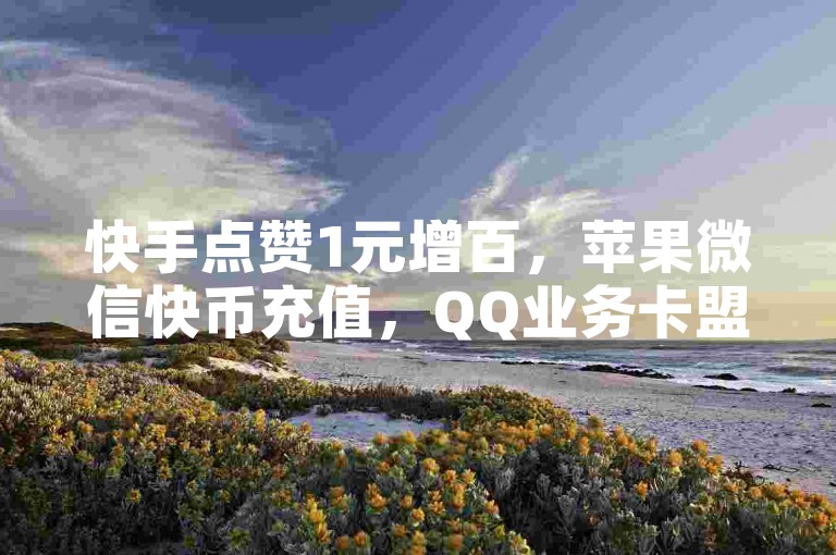 快手点赞1元增百，苹果微信快币充值，QQ业务卡盟平台。
