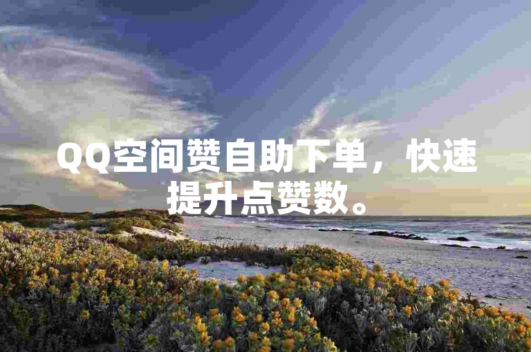 QQ空间赞自助下单，快速提升点赞数。