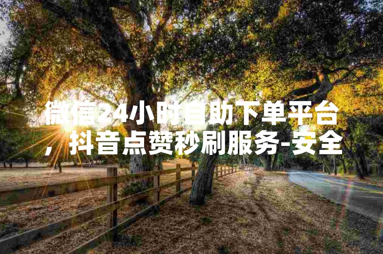 微信24小时自助下单平台，抖音点赞秒刷服务-安全可靠 - 朋友圈集赞轻松搞定 - 5元1000播放量超值优惠
