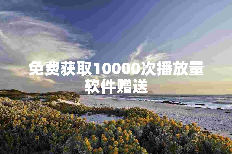 免费获取10000次播放量软件赠送