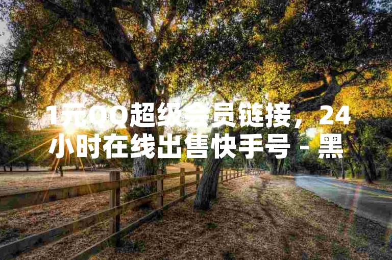 1元QQ超级会员链接，24小时在线出售快手号 - 黑号卡盟网 - ks0.3元一万赞