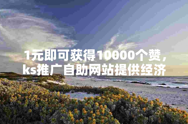 1元即可获得10000个赞，ks推广自助网站提供经济实惠的服务。
