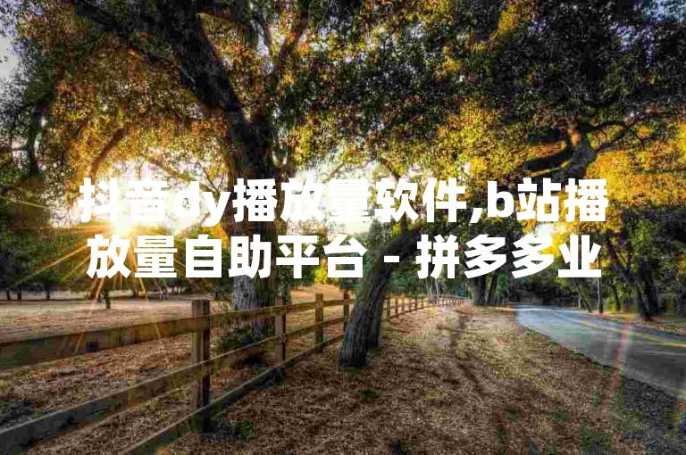 抖音dy播放量软件,b站播放量自助平台 - 拼多多业务关注下单平台 - 快手一万粉