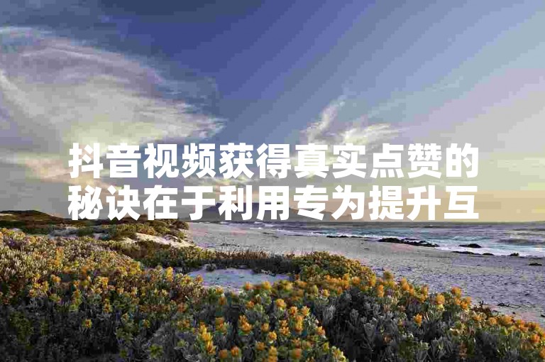 抖音视频获得真实点赞的秘诀在于利用专为提升互动而设计的自助服务平台。