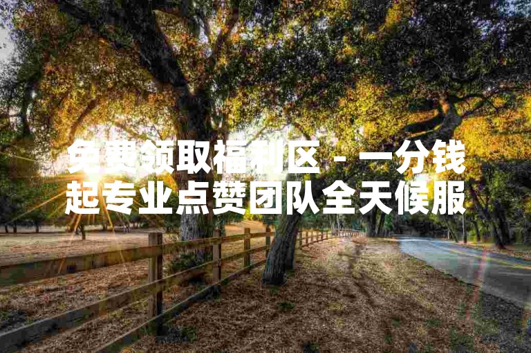 免费领取福利区 - 一分钱起专业点赞团队全天候服务