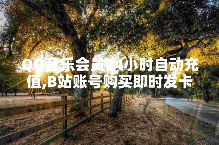 QQ音乐会员24小时自动充值,B站账号购买即时发卡平台