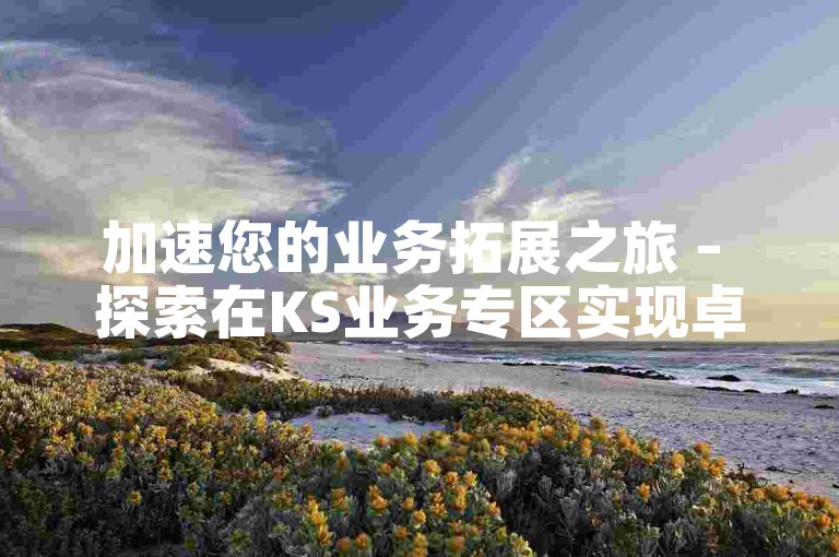 加速您的业务拓展之旅 – 探索在KS业务专区实现卓越和竞争力的秘诀
