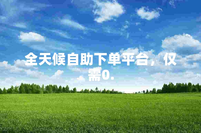 全天候自助下单平台，仅需0.5元即可获得1000个点赞。