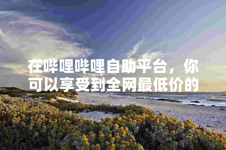 在哔哩哔哩自助平台，你可以享受到全网最低价的dy自助下单服务，并有机会免费领取20个qq说说赞。