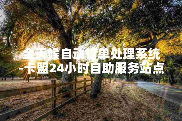 全天候自动订单处理系统-卡盟24小时自助服务站点。