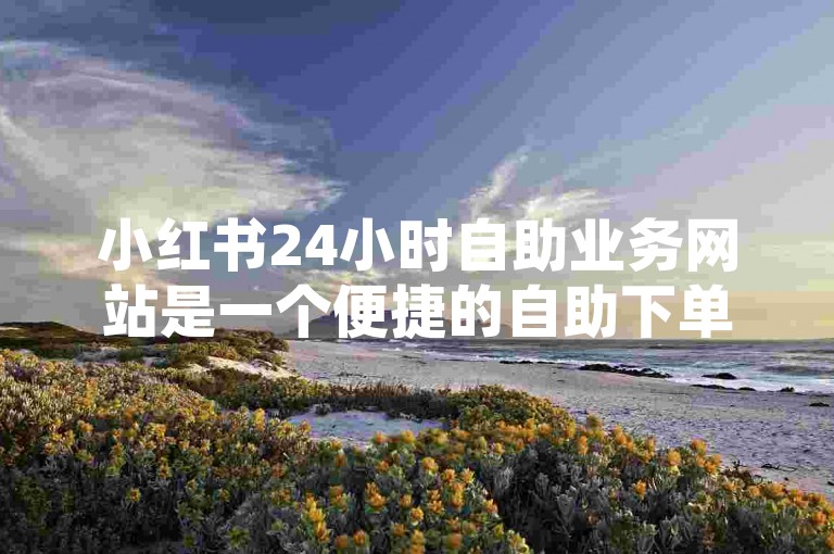 小红书24小时自助业务网站是一个便捷的自助下单平台，提供全天候服务。