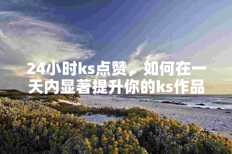 24小时ks点赞，如何在一天内显著提升你的ks作品的点赞数？