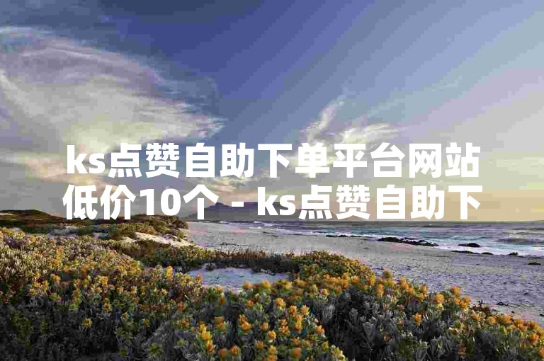 ks点赞自助下单平台网站低价10个 - ks点赞自助下单大方平台