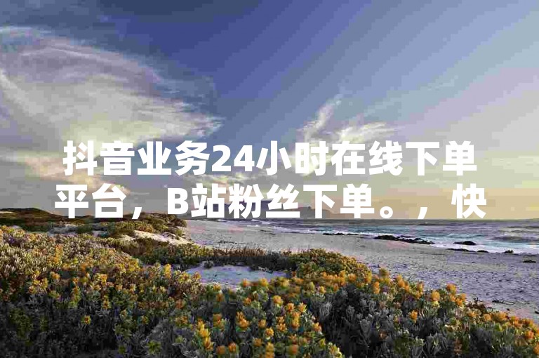 抖音业务24小时在线下单平台，B站粉丝下单。，快手业务全天候自助下单系统，微博粉丝购买。