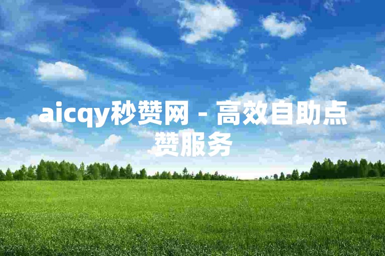 aicqy秒赞网 - 高效自助点赞服务
