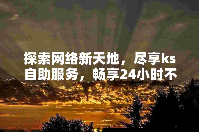 探索网络新天地，尽享ks自助服务，畅享24小时不间断的抖音业务优惠，体验极速快手粉丝增长与免费播放量飙升的乐趣。