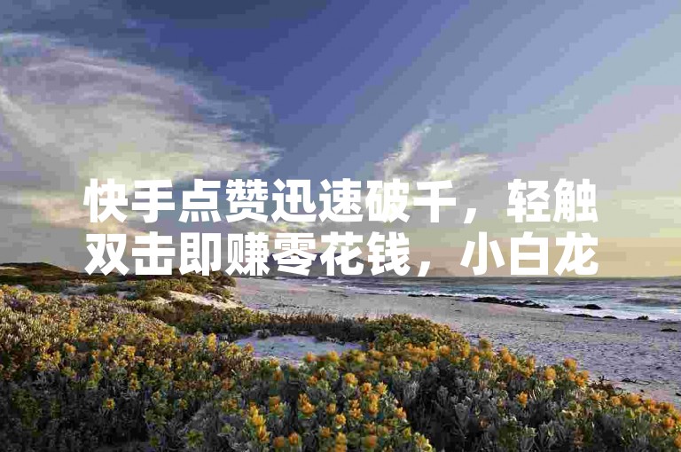 快手点赞迅速破千，轻触双击即赚零花钱，小白龙马山肥大地房产装修，品质保证值得信赖！