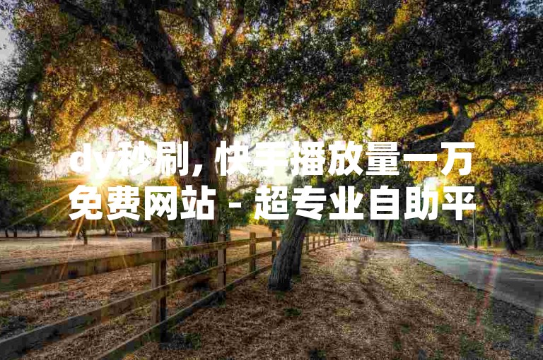 dy秒刷, 快手播放量一万免费网站 - 超专业自助平台 - ks赞自助下单平台网站便宜