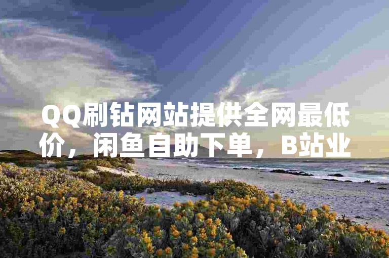 QQ刷钻网站提供全网最低价，闲鱼自助下单，B站业务自助平台和冰点卡盟等你来体验。
