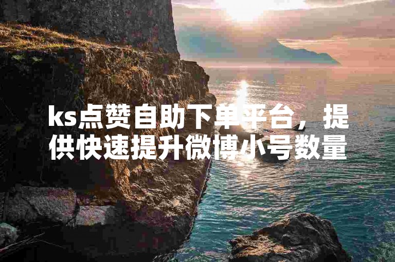 ks点赞自助下单平台，提供快速提升微博小号数量的服务。