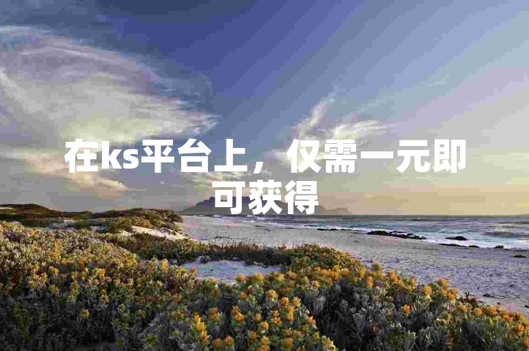 在ks平台上，仅需一元即可获得500个赞，这是目前最值得信赖的刷赞服务。