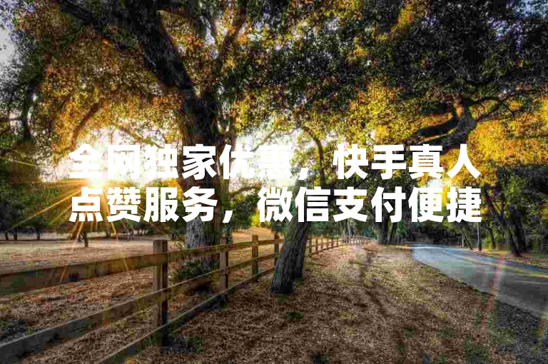 全网独家优惠，快手真人点赞服务，微信支付便捷安全 - ks刷仅需一毛钱即可获得1000粉丝。
