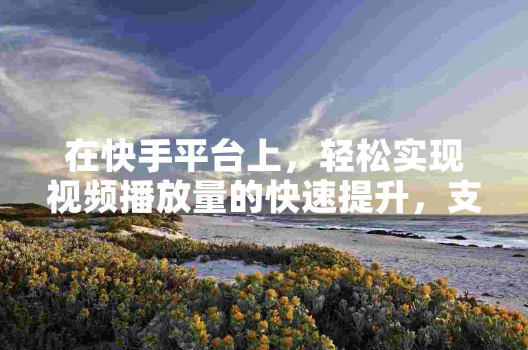 在快手平台上，轻松实现视频播放量的快速提升，支持微信支付的自助下单服务。
