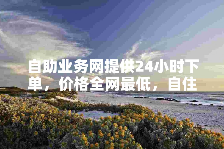 自助业务网提供24小时下单，价格全网最低，自住下单更便捷。