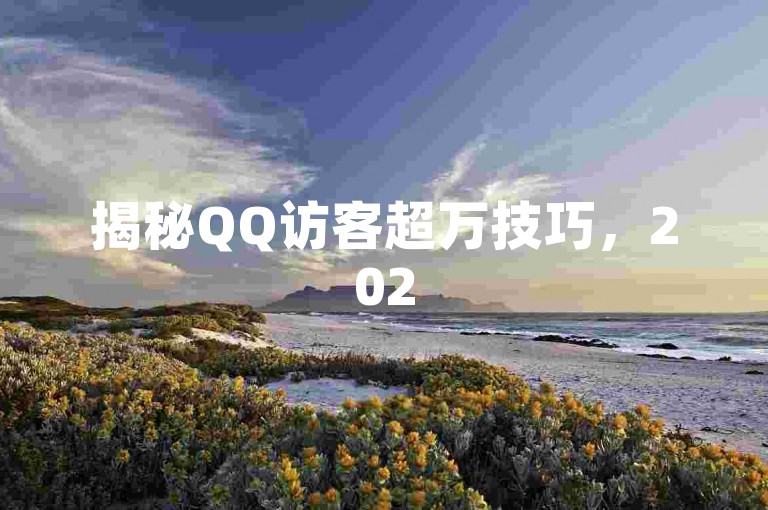 揭秘QQ访客超万技巧，2025必备知识！