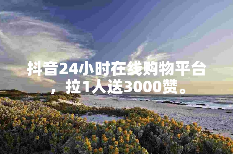 抖音24小时在线购物平台，拉1人送3000赞。