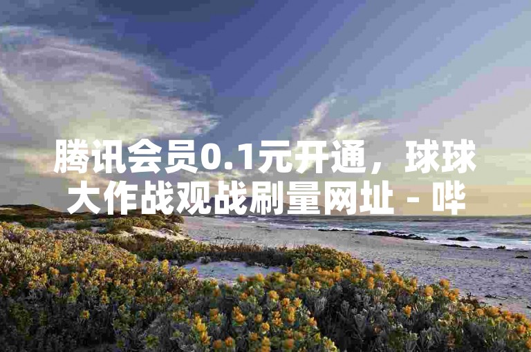 腾讯会员0.1元开通，球球大作战观战刷量网址 - 哔哩哔哩自助平台 - 在线卡盟2024官方紧急辟谣！