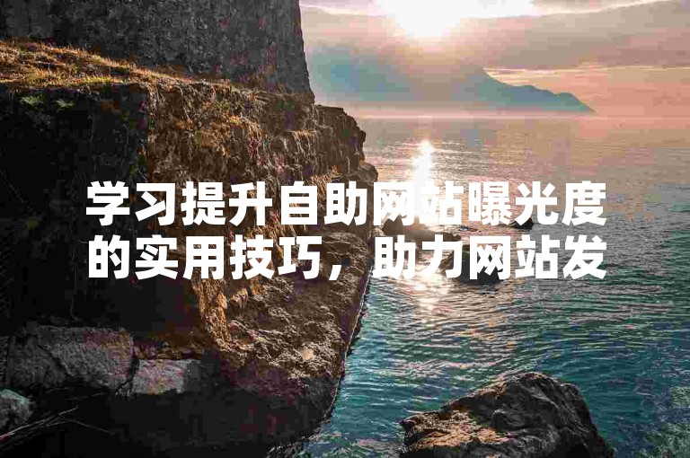 学习提升自助网站曝光度的实用技巧，助力网站发展。