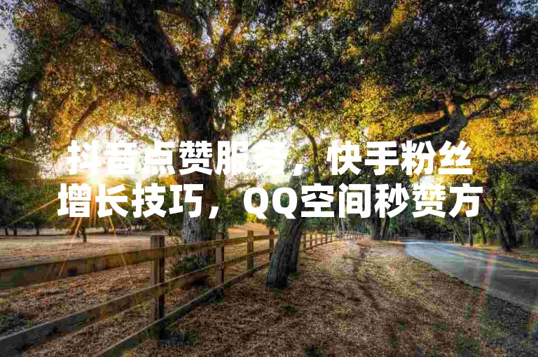 抖音点赞服务，快手粉丝增长技巧，QQ空间秒赞方法分享。