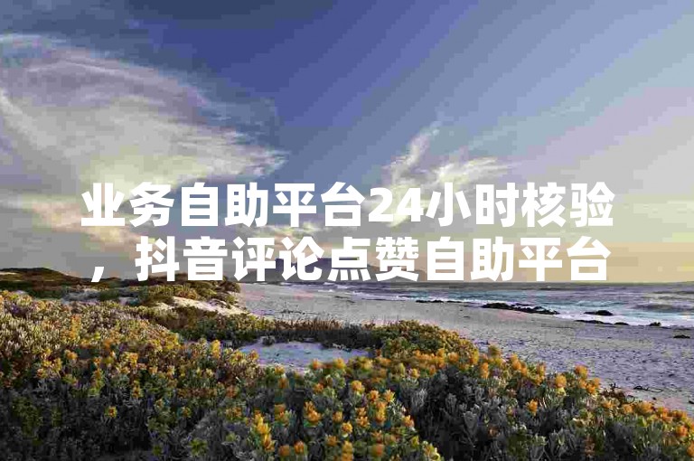 业务自助平台24小时核验，抖音评论点赞自助平台有哪些。