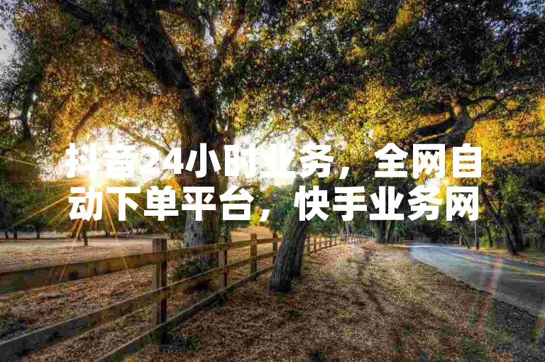 抖音24小时业务，全网自动下单平台，快手业务网站24小时服务。