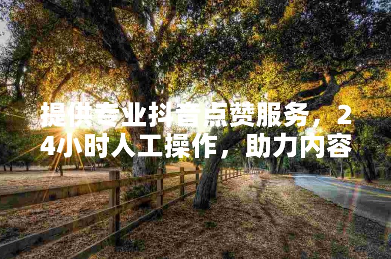 提供专业抖音点赞服务，24小时人工操作，助力内容快速走红！
