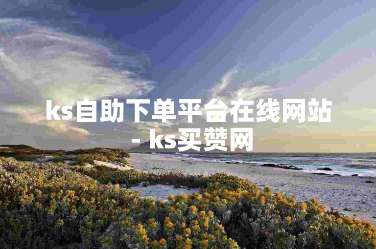ks自助下单平台在线网站 - ks买赞网