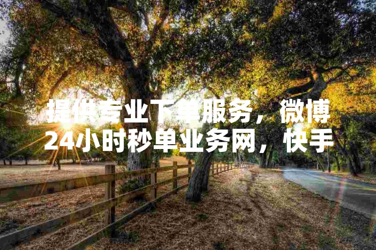 提供专业下单服务，微博24小时秒单业务网，快手低价平台。