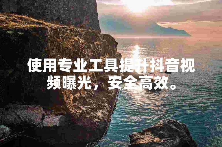使用专业工具提升抖音视频曝光，安全高效。
