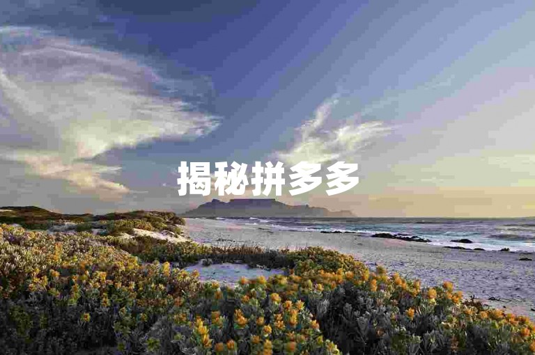 揭秘拼多多500人互助群免费现象的真实情况。