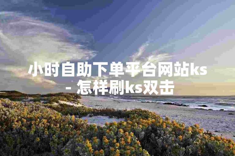小时自助下单平台网站ks - 怎样刷ks双击
