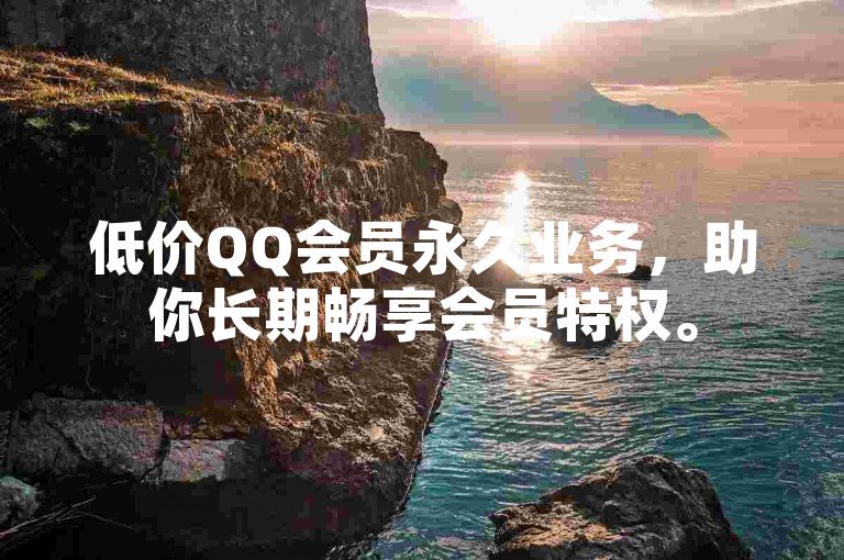 低价QQ会员永久业务，助你长期畅享会员特权。