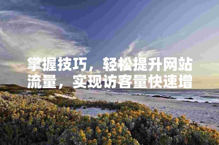 掌握技巧，轻松提升网站流量，实现访客量快速增长。