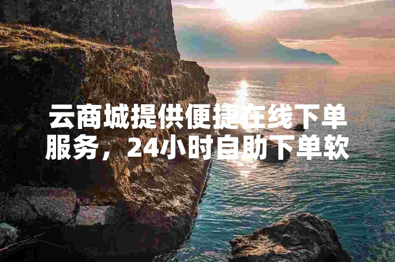 云商城提供便捷在线下单服务，24小时自助下单软件助力购物。